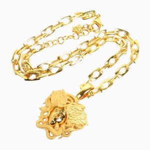 Collana Medusa in metallo e oro di Versace
