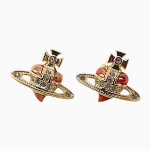 Diamante Heart Earrings from Vivienne Westwood, Set of 2
