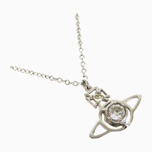 Orb Metal and Rhinestone Pendant Necklace from Vivienne Westwood