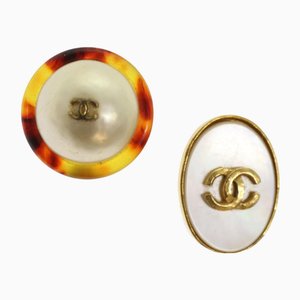 Earrings in White from Chanel, Set of 2