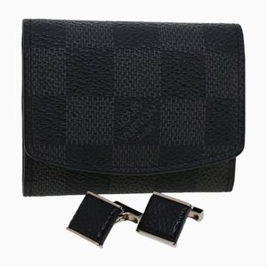 Damier Graphite Cuffs with Case from Louis Vuitton, Set of 3