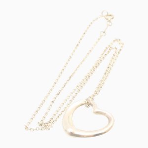 Open Heart Necklace in Silver from Tiffany & Co.