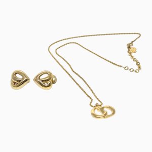 Goldfarbene Accessoires Halskette von Christian Dior