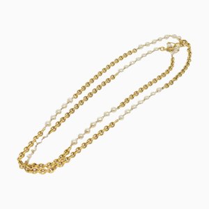 Collar CHANEL en tono dorado CC Auth bs10911