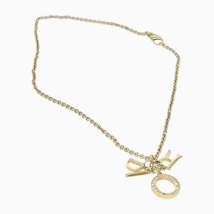 Collana in metallo e oro di Christian Dior