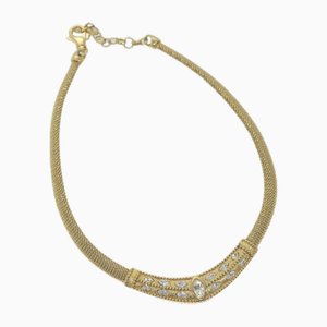 Collana in metallo e oro di Christian Dior