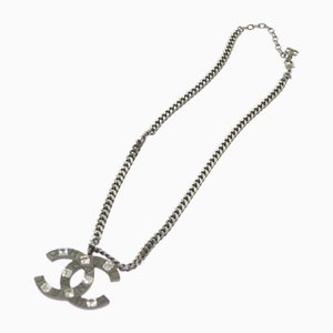 Collar de cadena de plata de Chanel