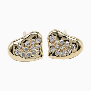 Herzförmige Ohrringe von Tiffany & Co, 2 . Set