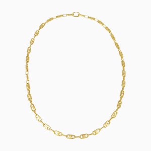 CELINE Macadam Gold Chain Necklace 122902