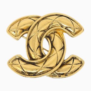 Quilted CC Brooch from Chanel