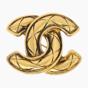 Quilted CC Brooch from Chanel