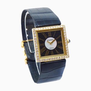 CHANEL 1989 Mademoiselle Uhr Diamant 18KYG 69975