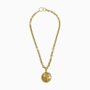 CHANEL 1994 Collar con colgante de cadena de oro 94P 58282