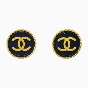 Rope Edge Earrings from Chanel, Set of 2