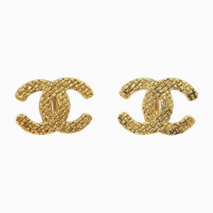 Woven Cc Earrings from Chanel, Set of 2
