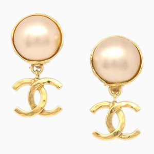 Pearl Earrings from Chanel, Set of 2