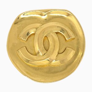 Goldfarbene Brosche von Chanel
