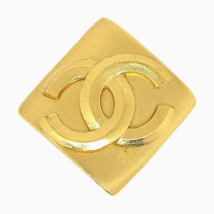 CHANEL 1996 Diamant Brosche Gold 44261