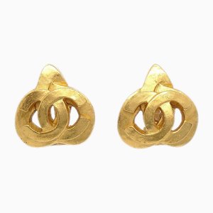 Heart CC Earrings from Chanel, 1997, Set of 2