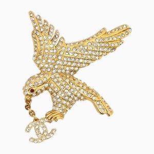 Eagle Crystal Brooch Pin from Chanel