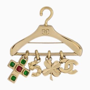 CC Gripoix Hanger Brooch from Chanel