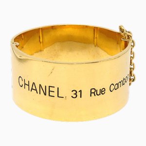 Brazalete 31 Rue Cambon en dorado de Chanel
