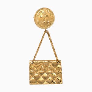 Broche Sac CHANEL Doré 26 141016