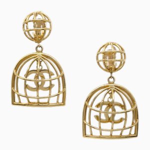 Birdcage Dangle Earrings from Chanel, Set of 2