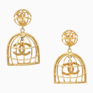 Birdcage Dangle Earrings from Chanel, Set of 2