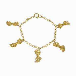 CHANEL Halskette mit Schleife Gold 121299