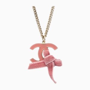 Gold Bow Chain Necklace from Chanel