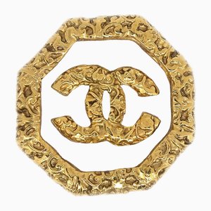 Broche dorado de Chanel