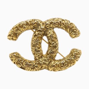 CHANEL Brooch Pin Gold 93A 123190