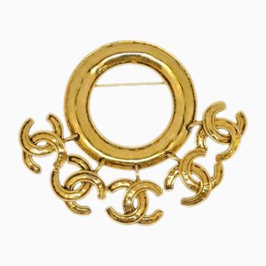 Goldene Brosche von Chanel