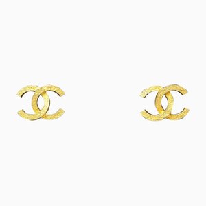 Chanel Boucles d'Oreilles Bouton Clip-On Noir 93A 142105, Set de 2
