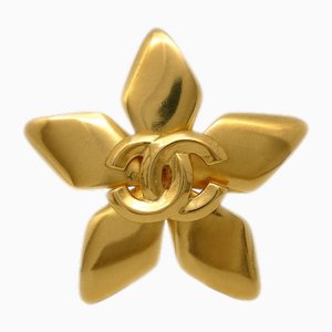 Goldene CC Broschennadel von Chanel