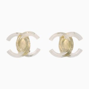 CC Clip-On Earrings from Chanel, Set of 2
