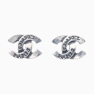 Orecchini Chanel Cc in argento 99A 112336, set di 2