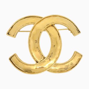 Broche Logos CC Dorée de Chanel