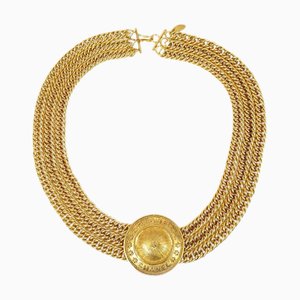 CHANEL Chain Necklace Gold 3929 131569