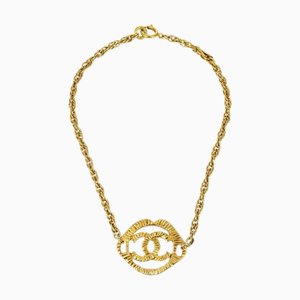 CHANEL Halskette mit Anhänger Gold 151885