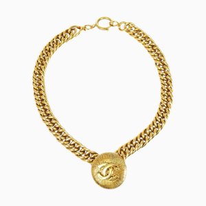 CHANEL Collana con ciondolo a catena Oro 3811 151858