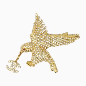 Broche con águila de diamantes de imitación de Chanel