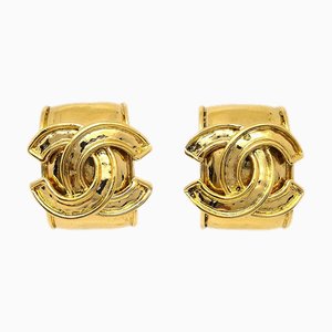 Chanel Earrings Clip-On Gold 59153, Set of 2