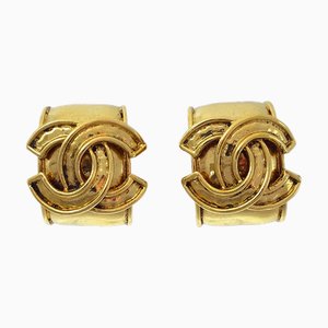 Chanel Earrings Clip-On Gold 94P 141334, Set of 2