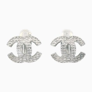 Silver Earrings from Chanel, Set of 2