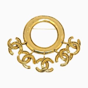 CHANEL Broche con flecos Ramillete Dorado 94P 130858