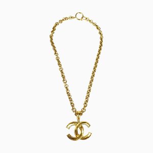 CHANEL Gold Chain Pendant Necklace 94A 68062