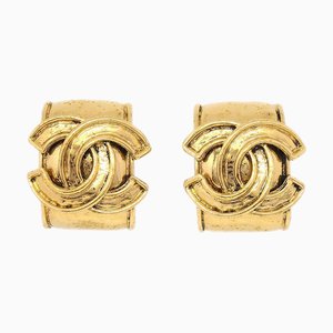 Chanel Gold Earrings Clip-On 94P Ak17181E, Set of 2