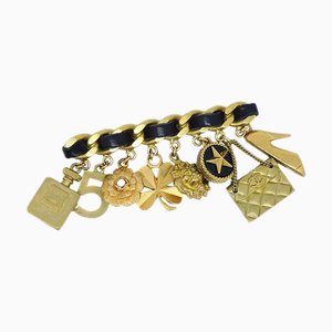 CHANEL Icon Brooch Pin Gold 94P 21663